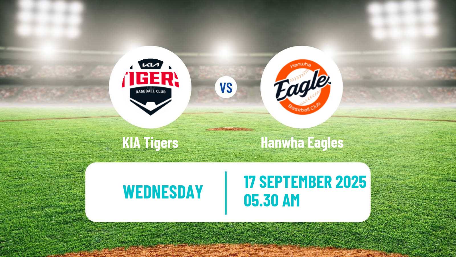 Baseball KBO KIA Tigers - Hanwha Eagles