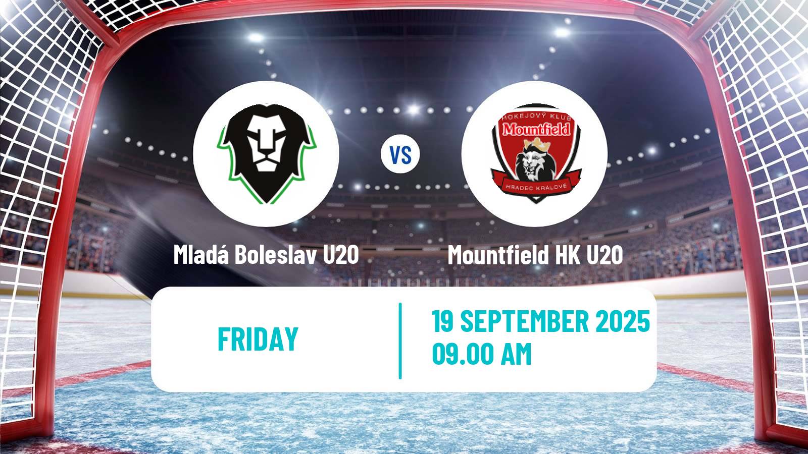 Hockey Czech ELJ Mladá Boleslav U20 - Mountfield HK U20