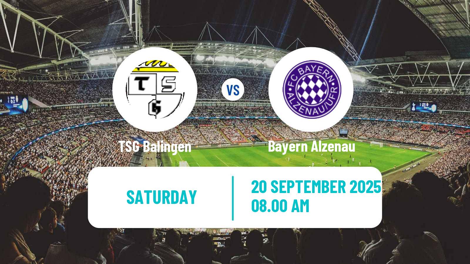 Soccer German Regionalliga Sudwest Balingen - Bayern Alzenau