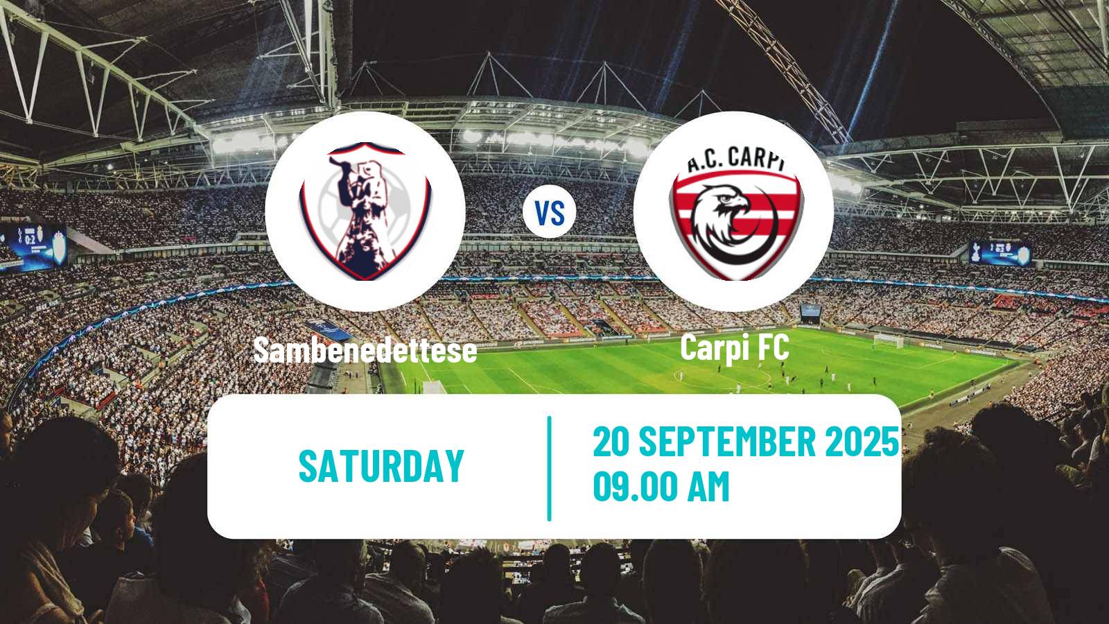 Soccer Italian Serie C Group B Sambenedettese - Carpi