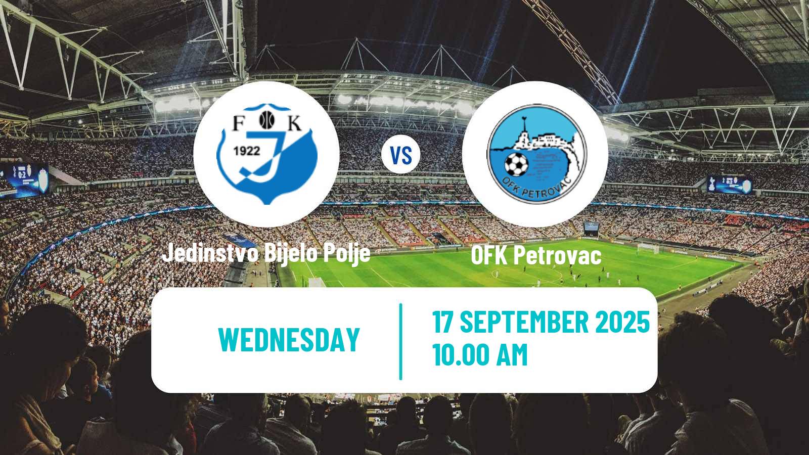 Soccer Montenegrin First League Jedinstvo Bijelo Polje - Petrovac