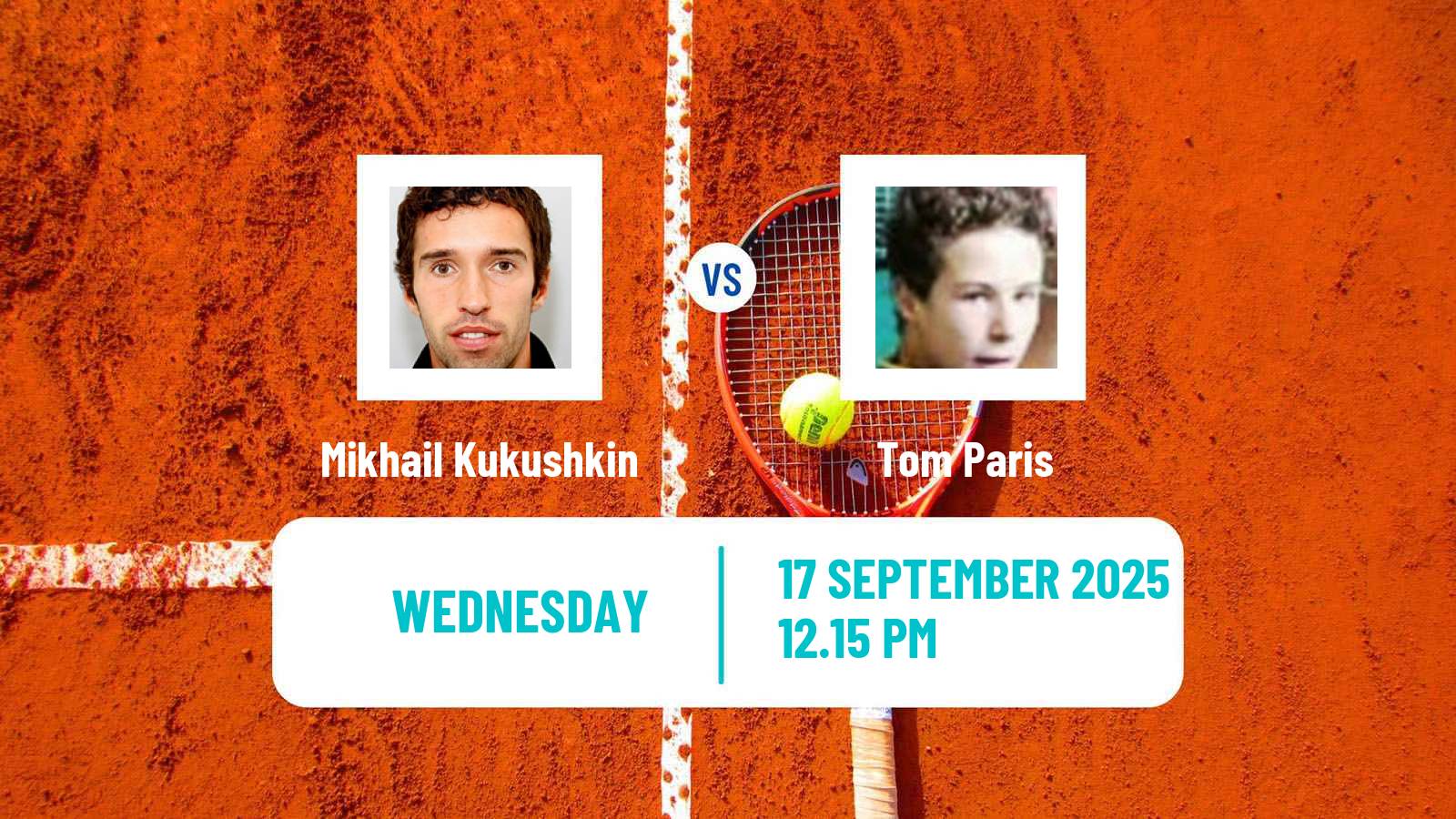Tennis St Tropez Challenger Men Mikhail Kukushkin - Tom Paris