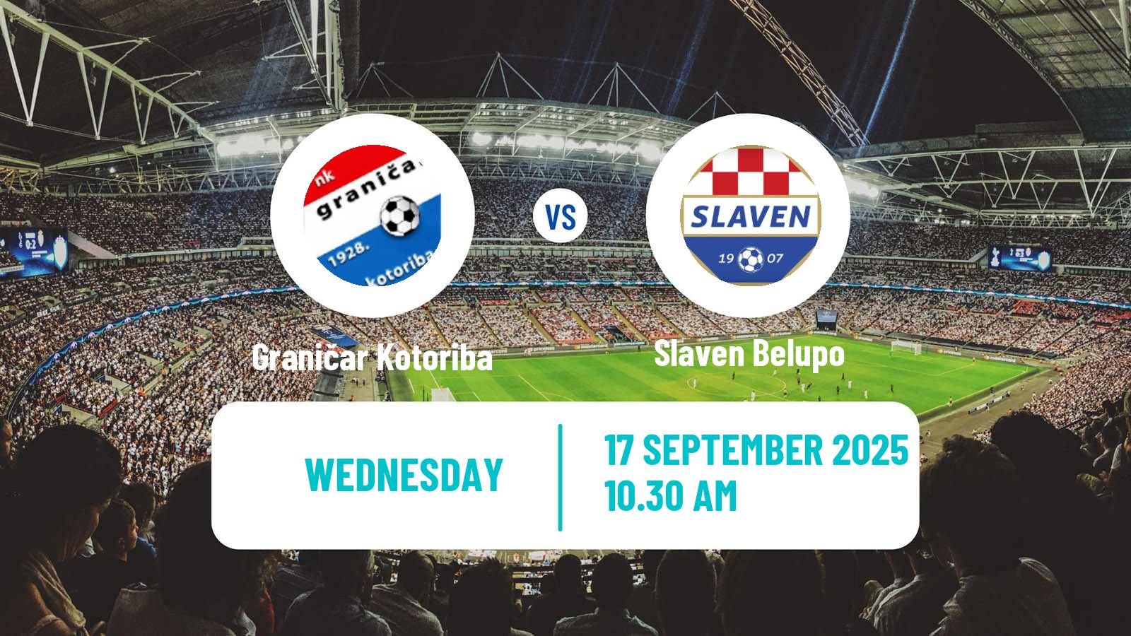 Soccer Croatian Cup Graničar Kotoriba - Slaven Belupo