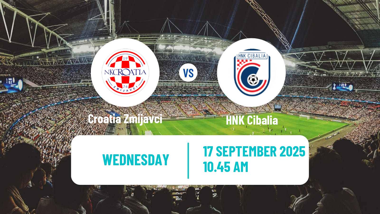 Soccer Croatian Prva NL Croatia Zmijavci - Cibalia