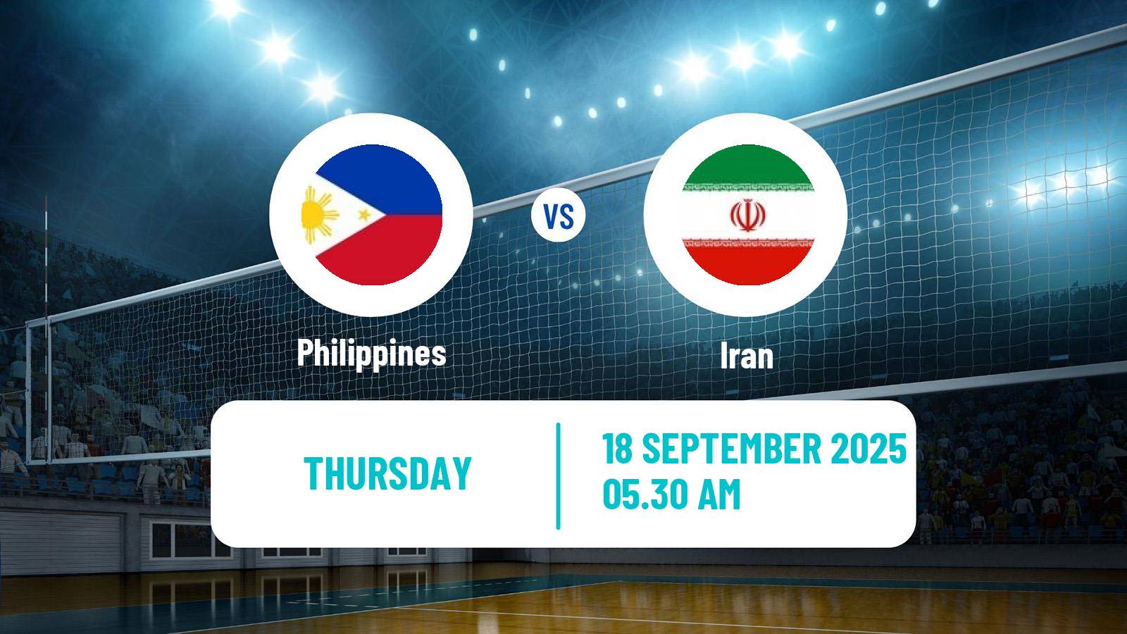 Volleyball World Championship Volleyball Philippines - Iran