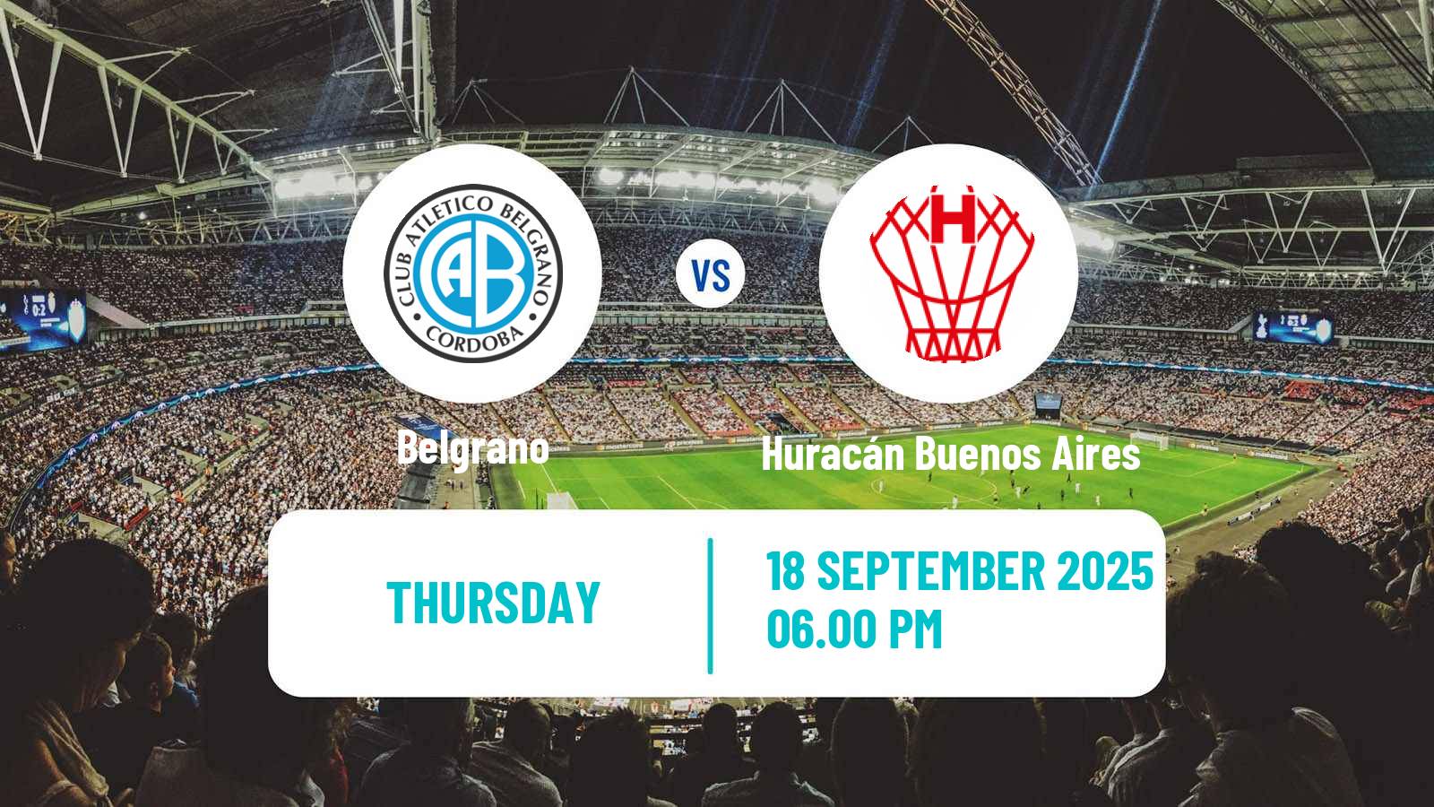Soccer Argentinian Primera A Women Belgrano - Huracán Buenos Aires