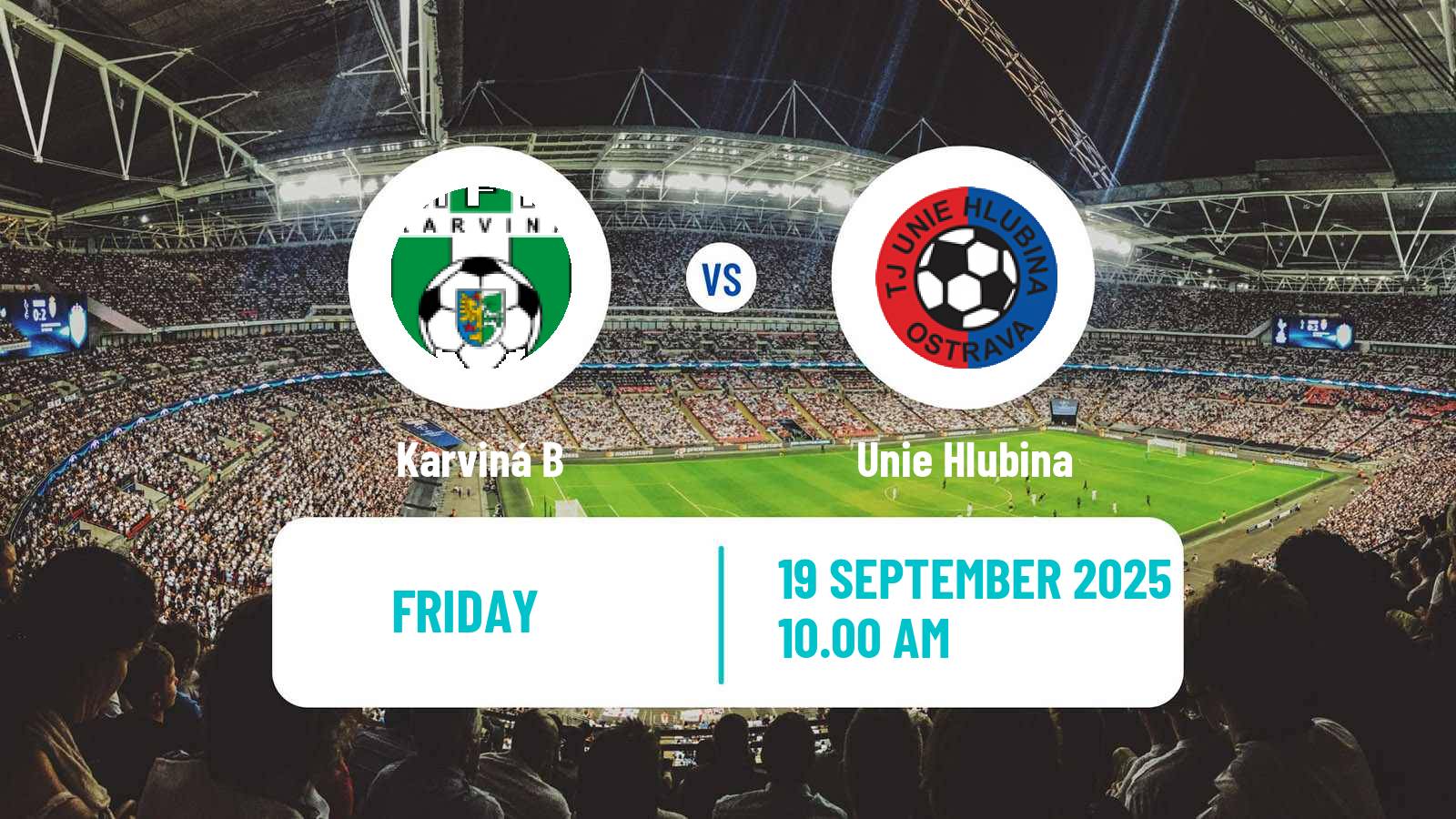 Soccer Czech MSFL Karviná B - Unie Hlubina