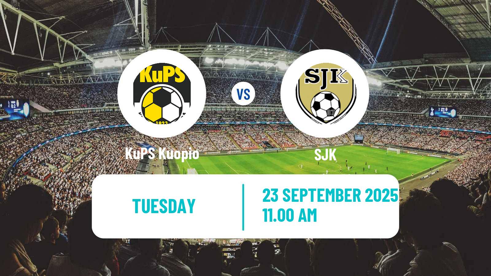 Soccer Finnish Veikkausliiga KuPS Kuopio - SJK