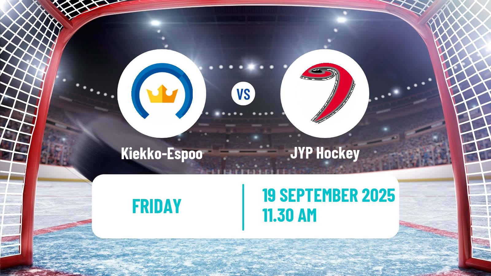 Hockey Finnish SM-liiga Kiekko-Espoo - JYP