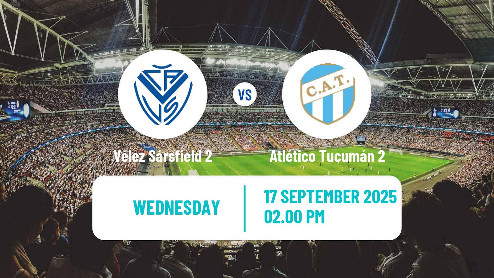 Soccer Argentinian Reserve League Vélez Sársfield 2 - Atlético Tucumán 2