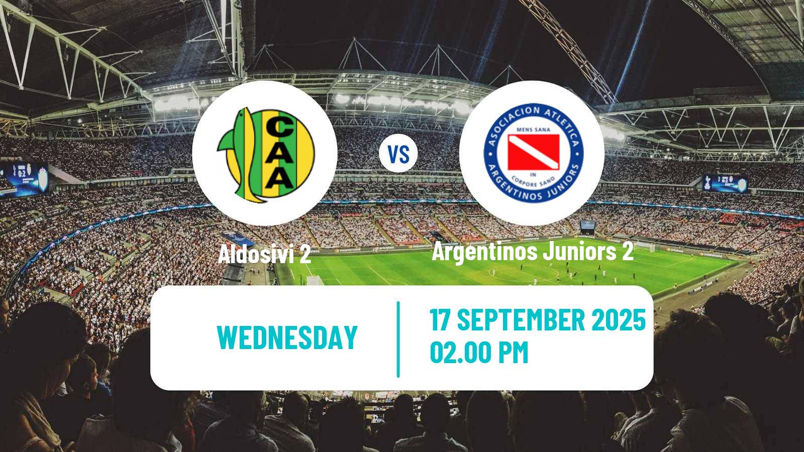 Soccer Argentinian Reserve League Aldosivi 2 - Argentinos Juniors 2