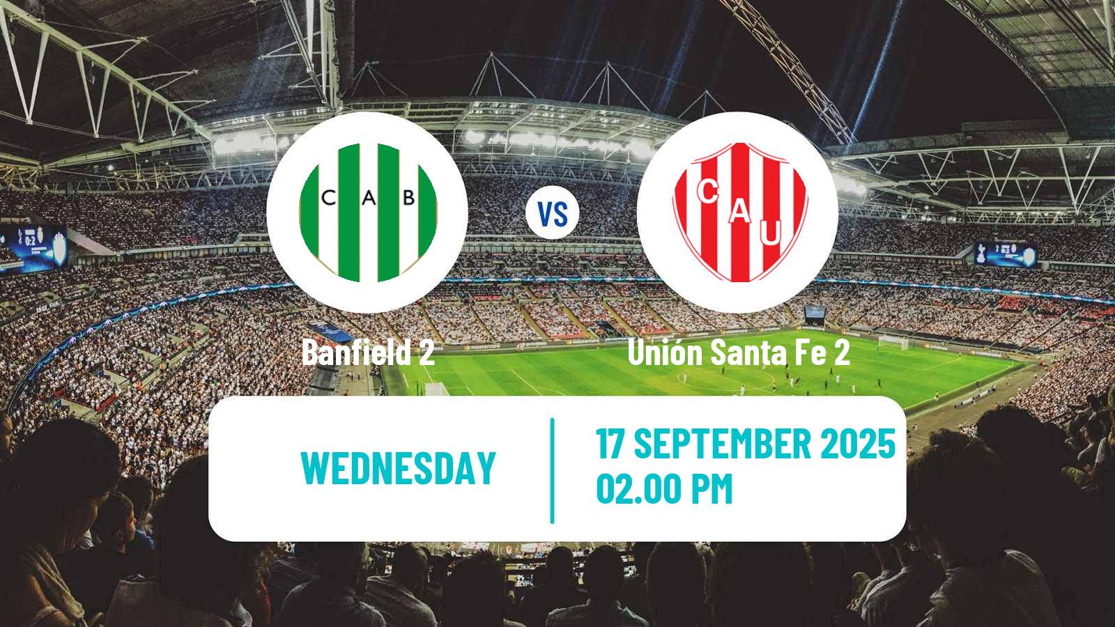 Soccer Argentinian Reserve League Banfield 2 - Unión Santa Fe 2