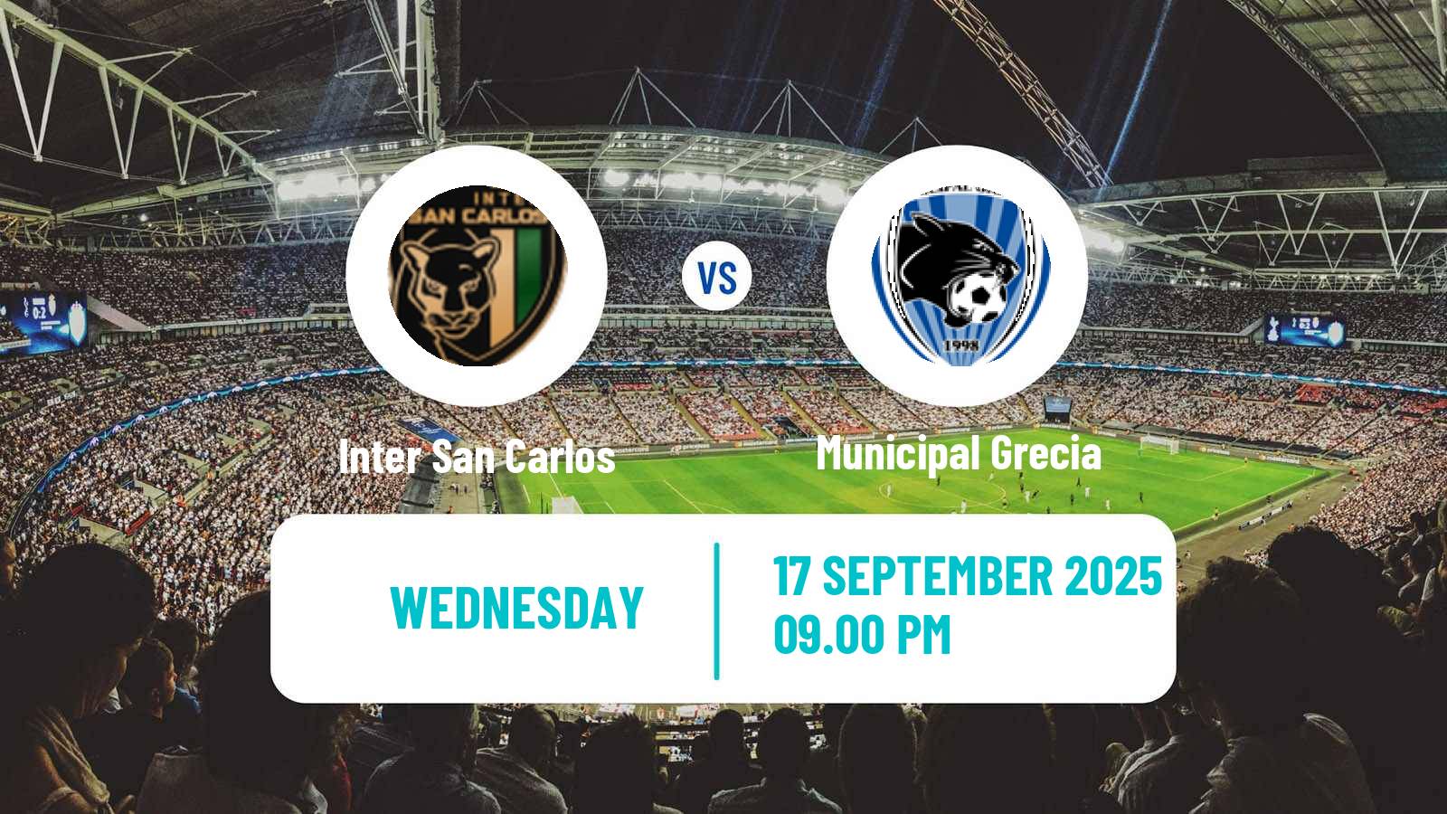 Soccer Costa Rican Liga de Ascenso Inter San Carlos - Municipal Grecia
