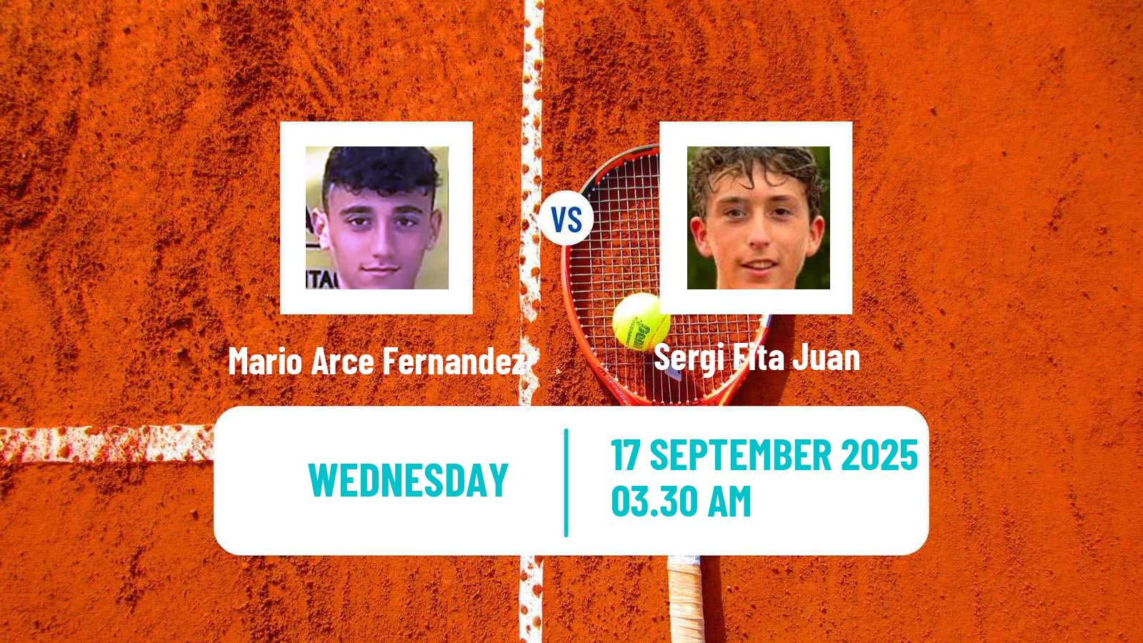 Tennis ITF M15 Melilla Men Mario Arce Fernandez - Sergi Fita Juan