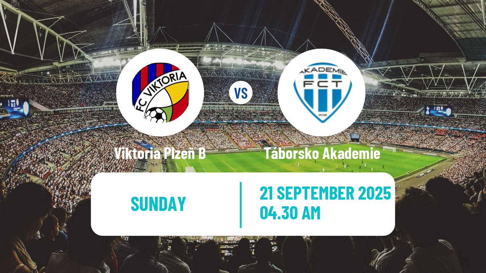 Soccer Czech CFL Group A Viktoria Plzeň B - Táborsko Akademie