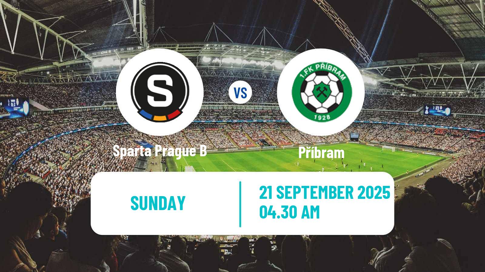 Soccer Czech Division 2 Sparta Prague B - Příbram