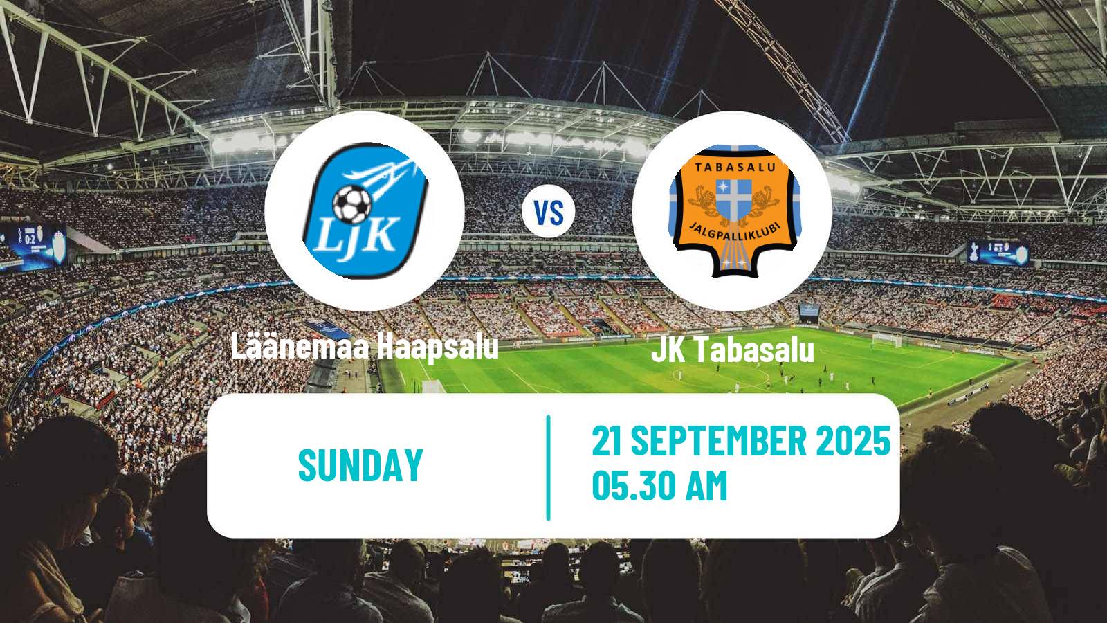 Soccer Estonian Esiliiga B Läänemaa Haapsalu - Tabasalu