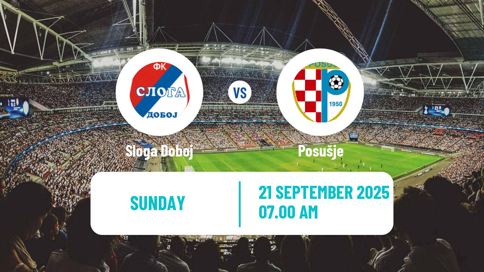 Soccer Bosnian Premier League Sloga Doboj - Posušje