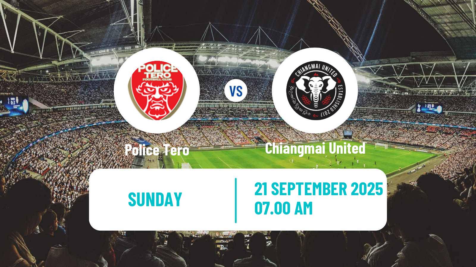 Soccer Thai League 2 Police Tero - Chiangmai United