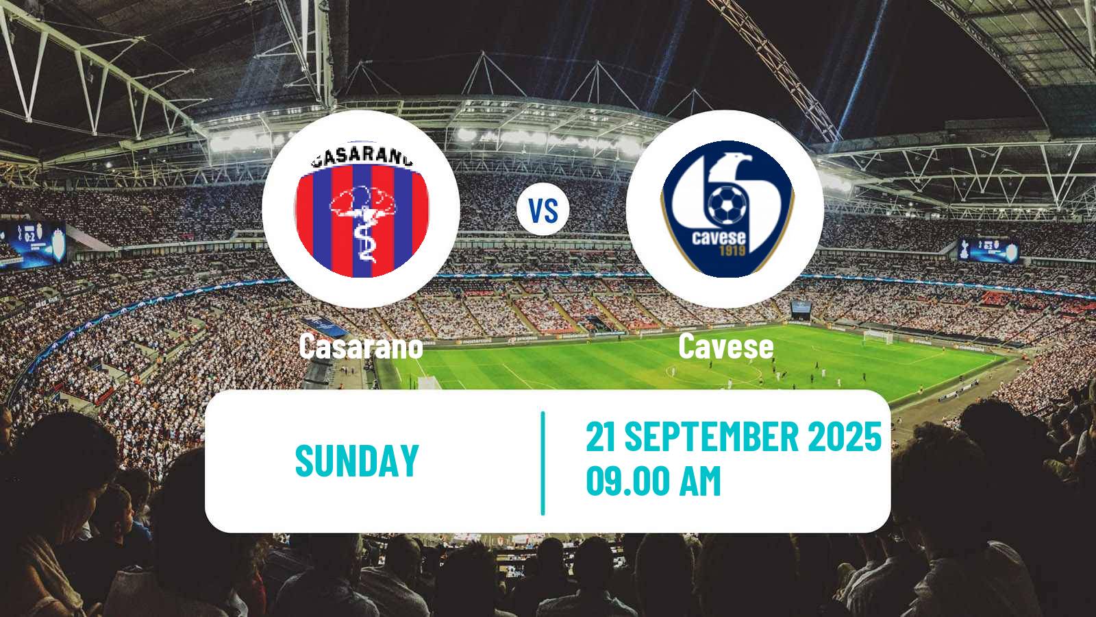 Soccer Italian Serie C Group C Casarano - Cavese