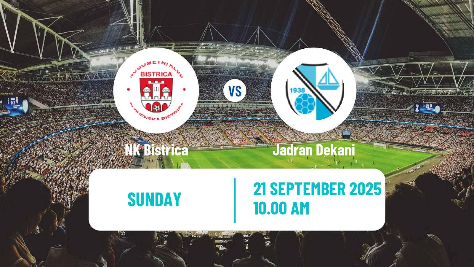Soccer Slovenian 2 SNL Bistrica - Jadran Dekani