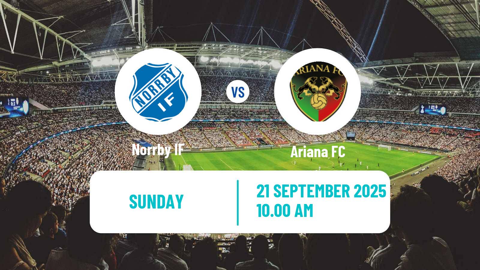 Soccer Swedish Division 1 Södra Norrby - Ariana