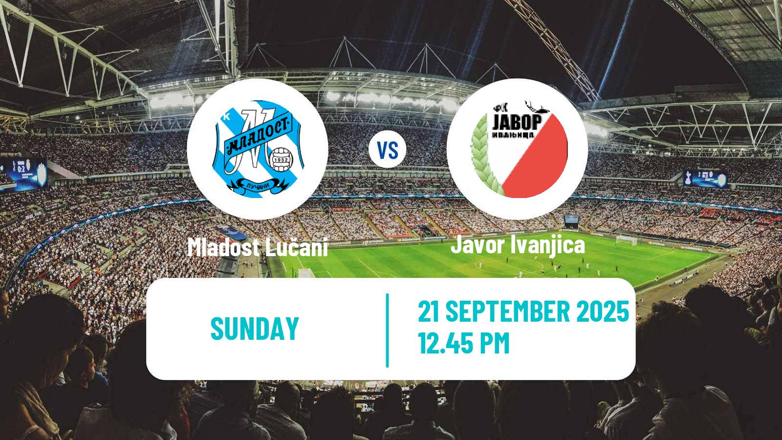 Soccer Serbian Superliga Mladost Lučani - Javor Ivanjica
