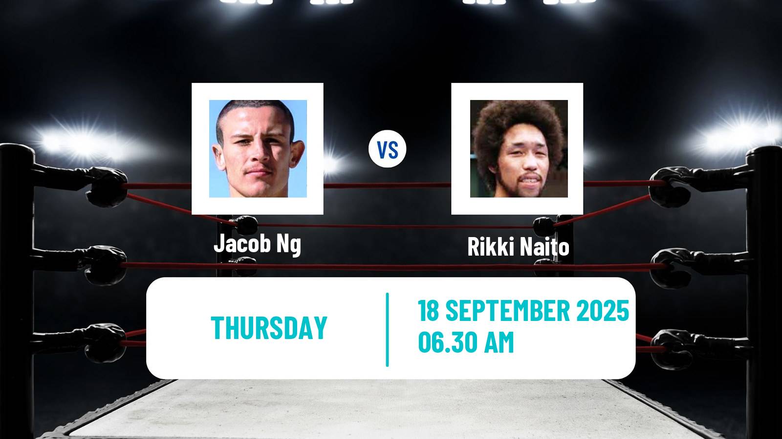 Boxing Super Welterweight Others Matches Men Jacob Ng - Rikki Naito