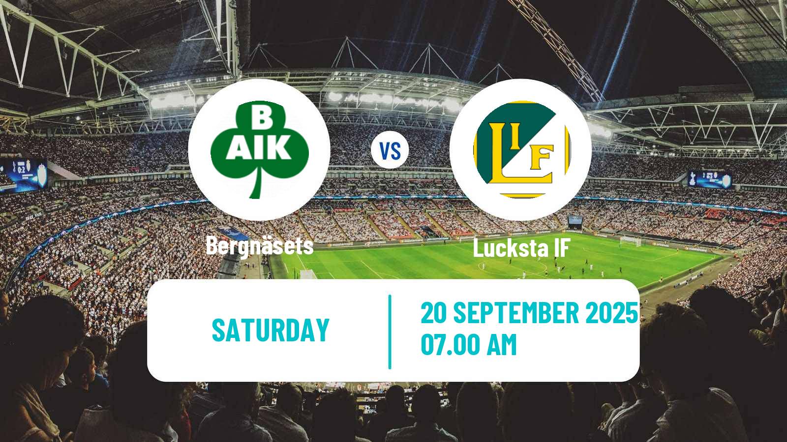 Soccer Swedish Division 2 - Norrland Bergnäsets - Lucksta