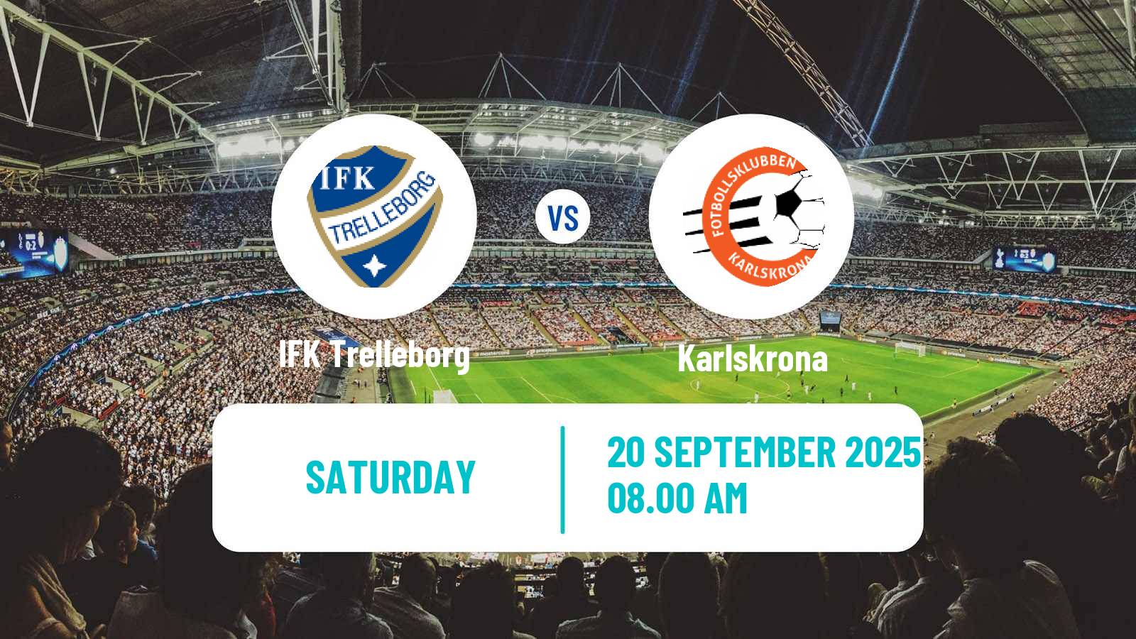 Soccer Swedish Division 2 - Södra Götaland IFK Trelleborg - Karlskrona