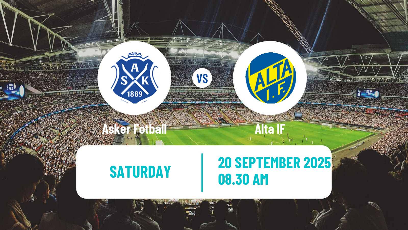 Soccer Norwegian Division 2 - Group 2 Asker Fotball - Alta