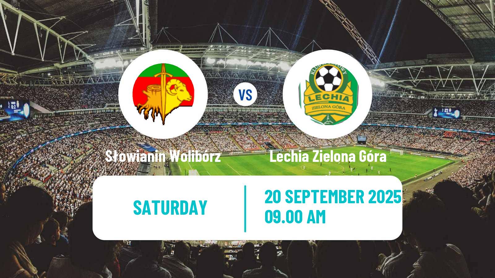Soccer Polish Division 3 - Group III Słowianin Wolibórz - Lechia Zielona Góra