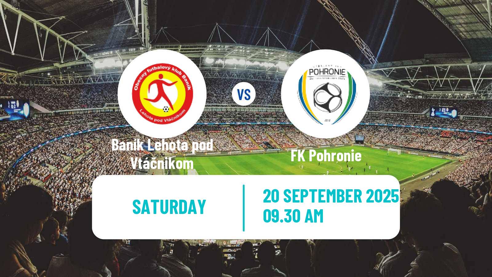 Soccer Slovak 2 Liga Baník Lehota pod Vtáčnikom - Pohronie