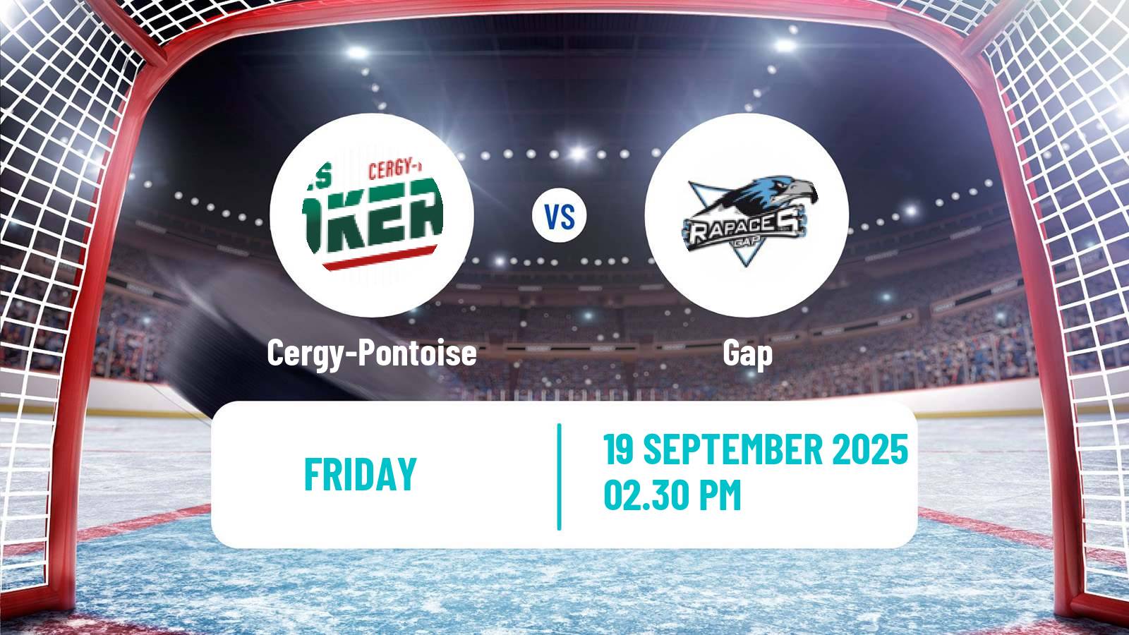 Hockey French Ligue Magnus Cergy-Pontoise - Gap