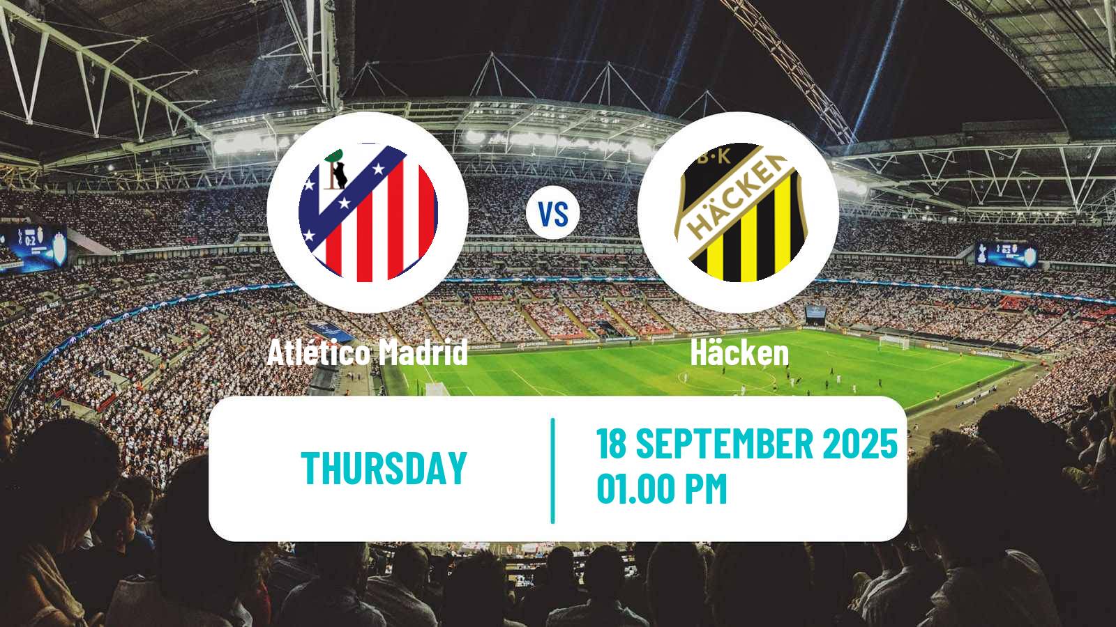 Soccer UEFA Champions League Women Atlético Madrid - Häcken