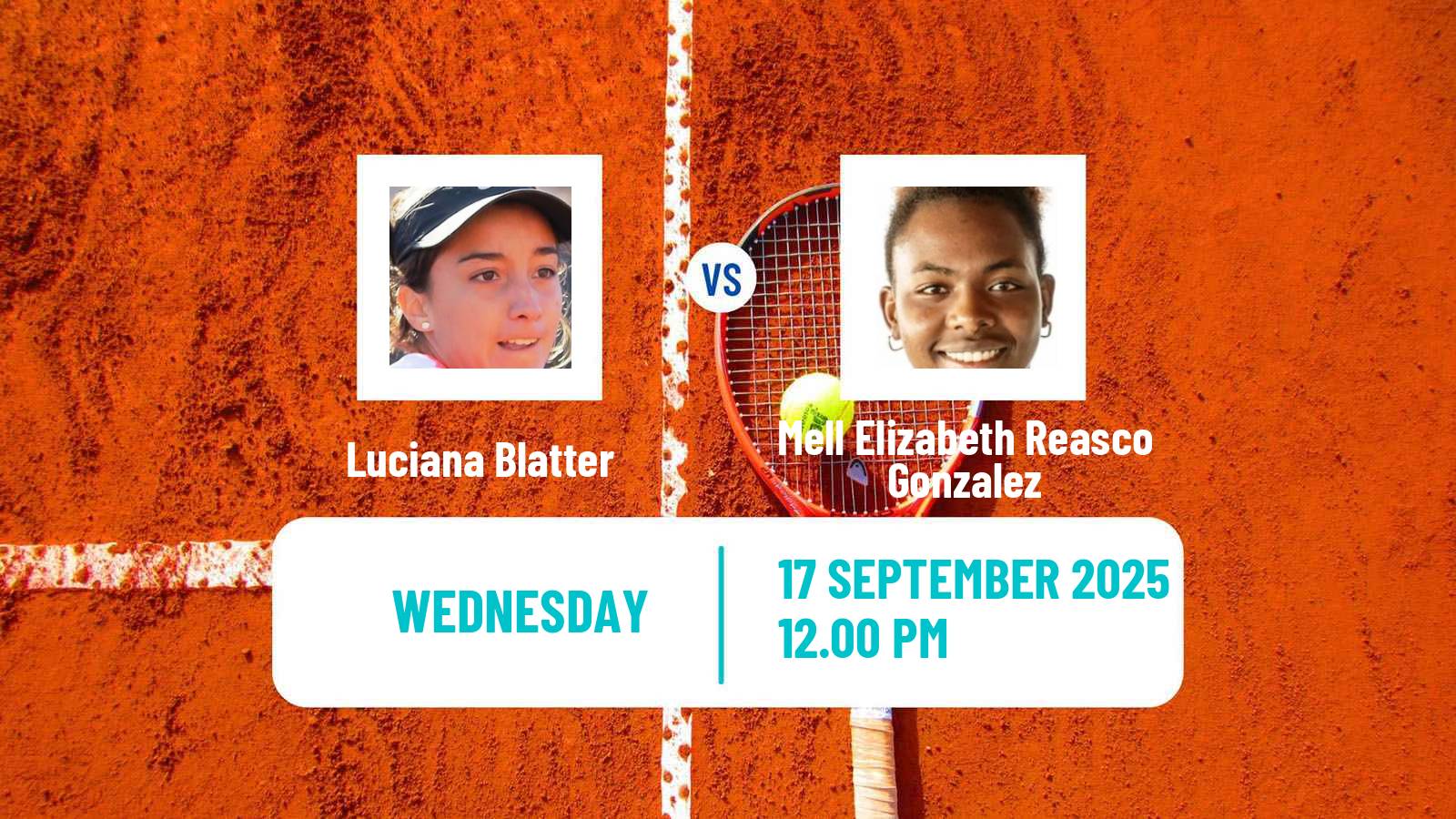 Tennis ITF W15 Lujan Women Luciana Blatter - Mell Elizabeth Reasco Gonzalez