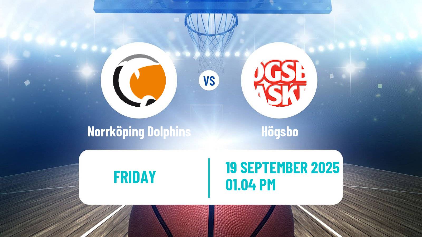 Basketball Swedish Basketligan Norrköping Dolphins - Högsbo