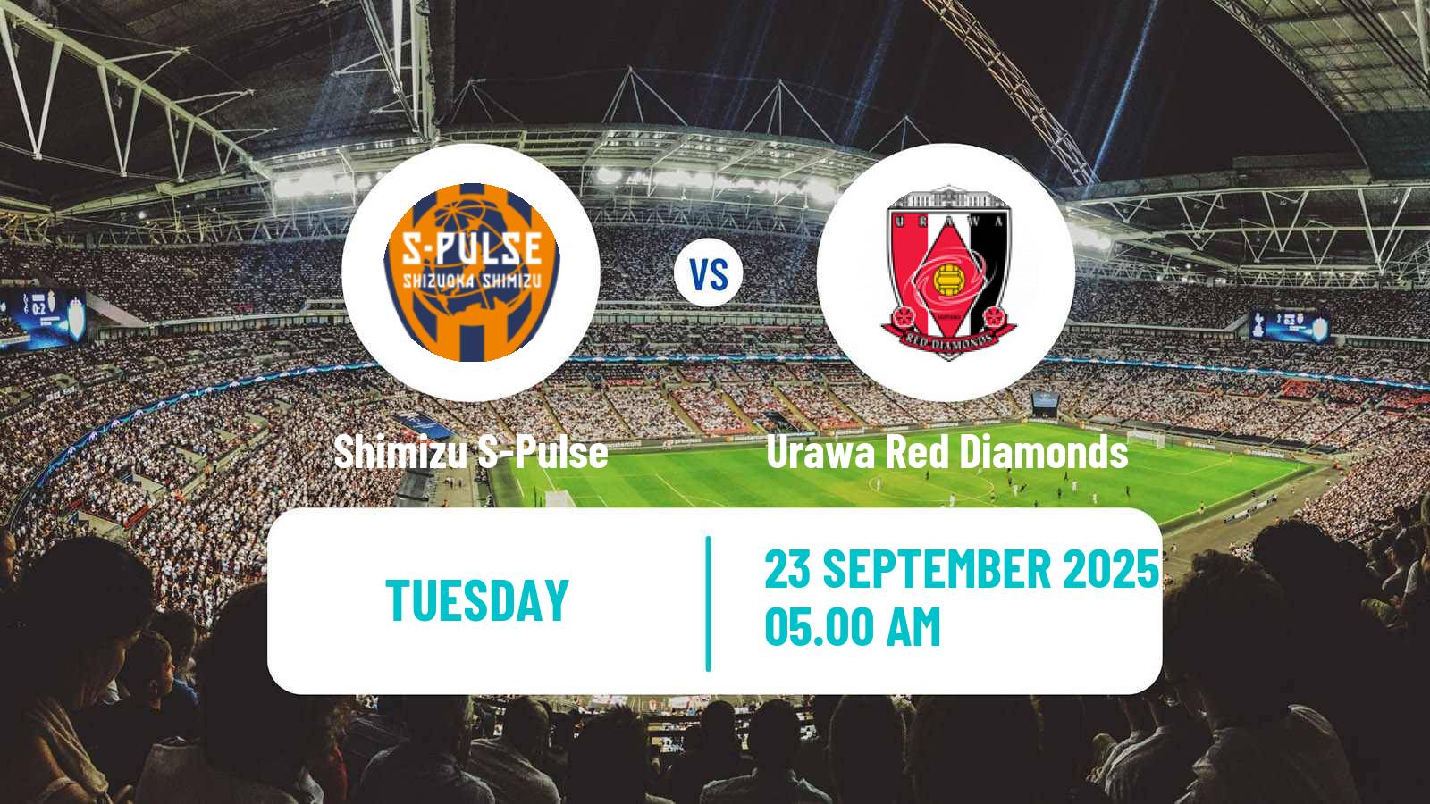Soccer Japan J1 League Shimizu S-Pulse - Urawa Red Diamonds