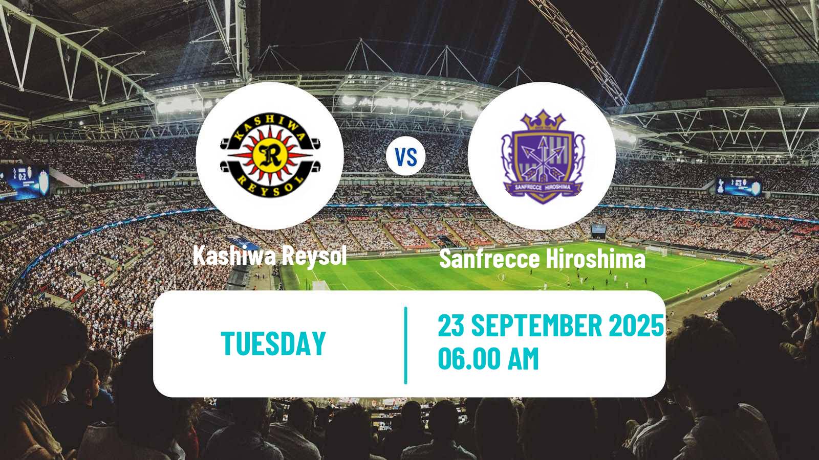 Soccer Japan J1 League Kashiwa Reysol - Sanfrecce Hiroshima