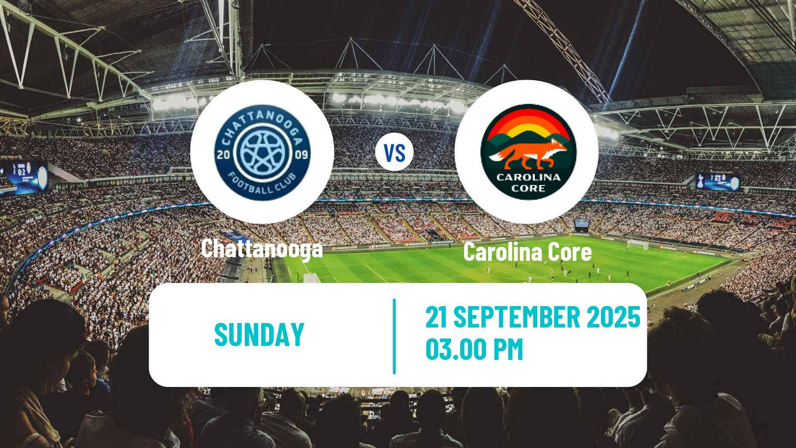 Soccer MLS Next Pro Chattanooga - Carolina Core