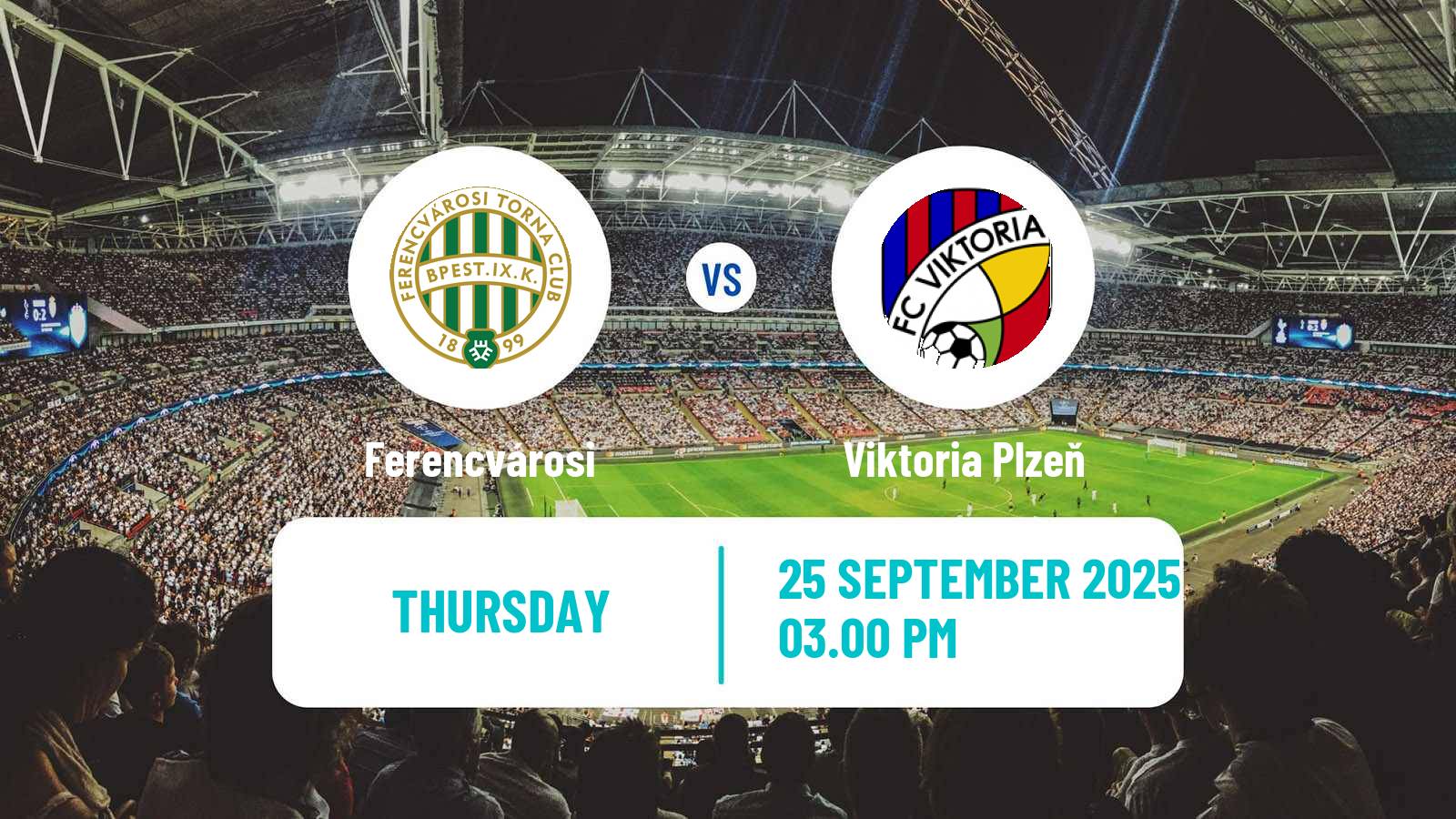 Soccer UEFA Europa League Ferencvárosi - Viktoria Plzeň