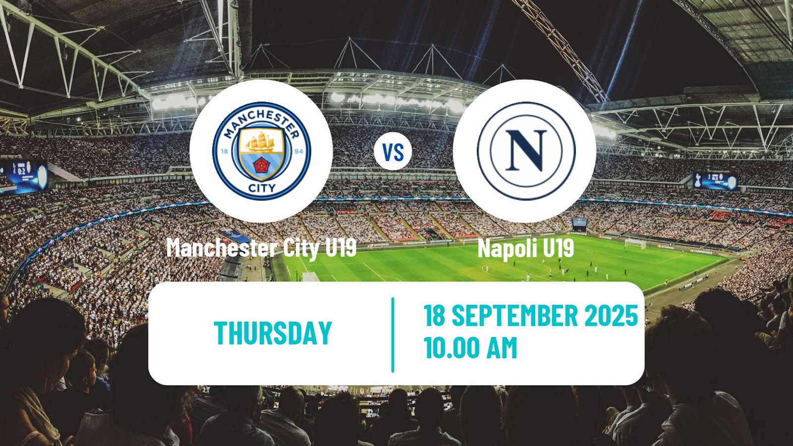 Soccer UEFA Youth League Manchester City U19 - Napoli U19