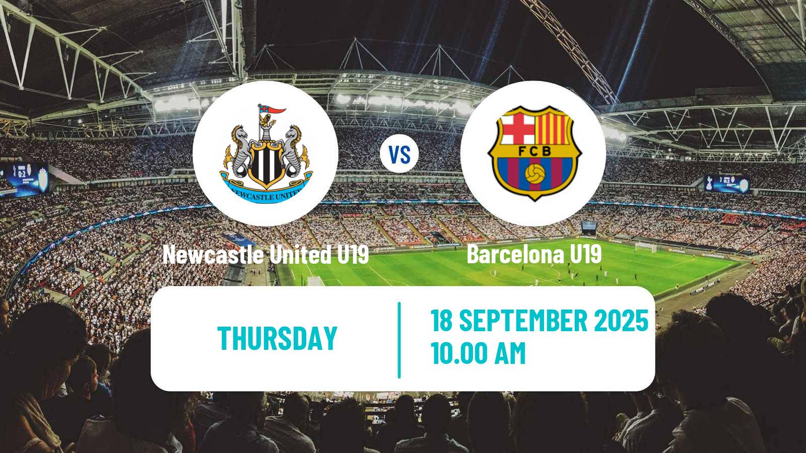 Soccer UEFA Youth League Newcastle United U19 - Barcelona U19