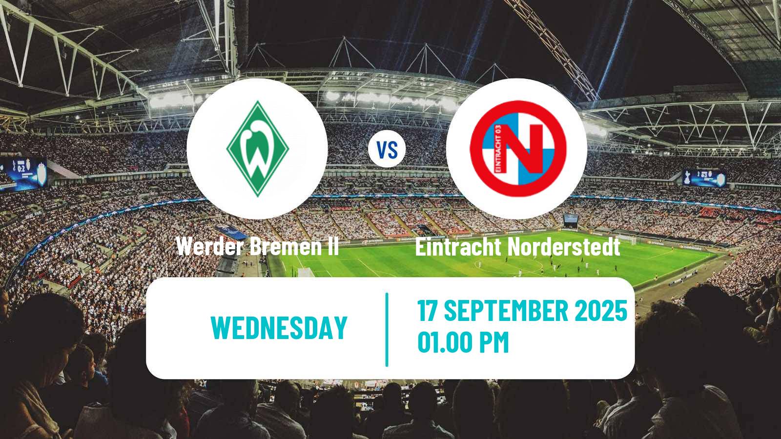 Soccer German Regionalliga North Werder Bremen II - Eintracht Norderstedt