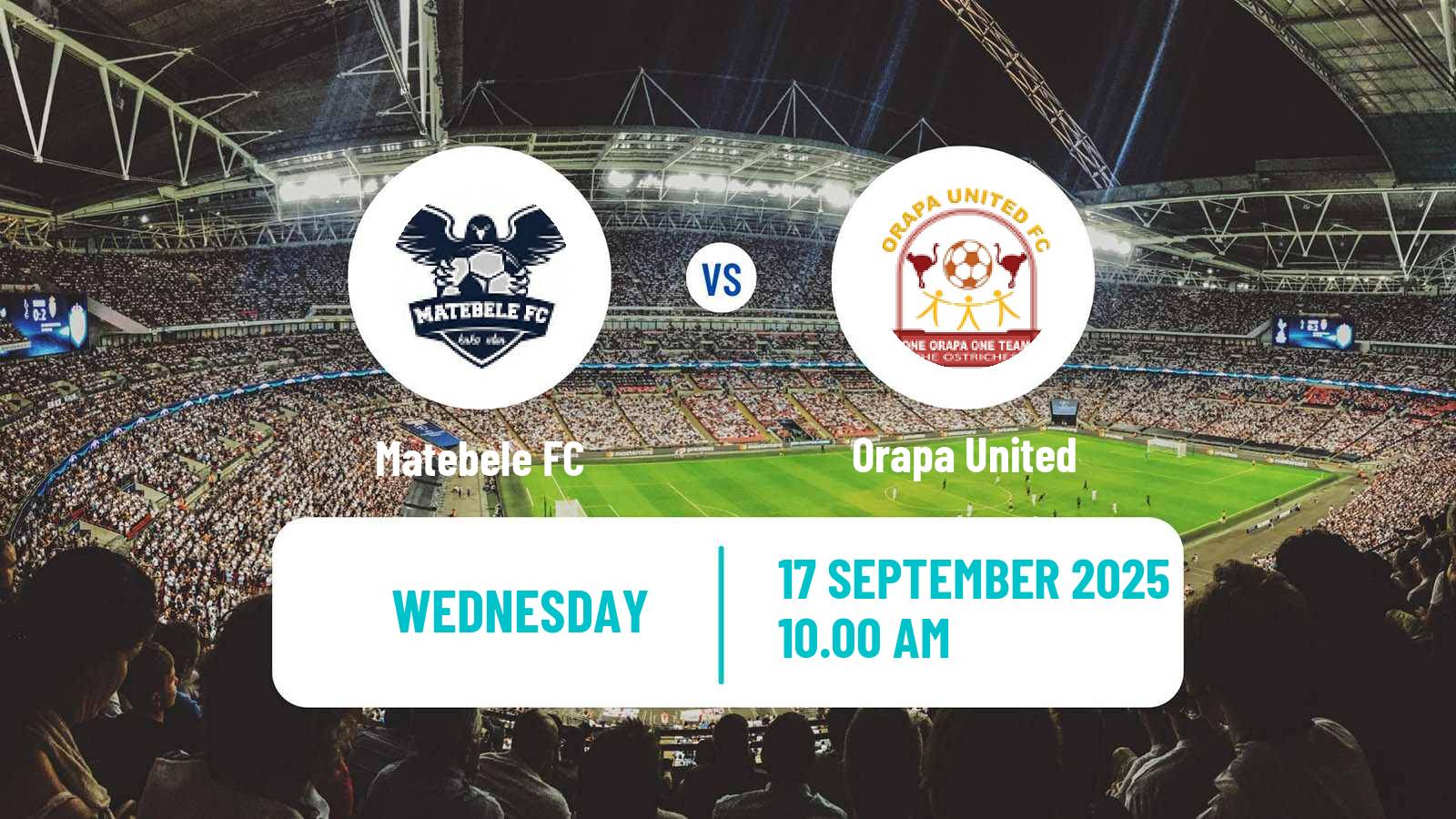 Soccer Botswana Premier League Matebele - Orapa United
