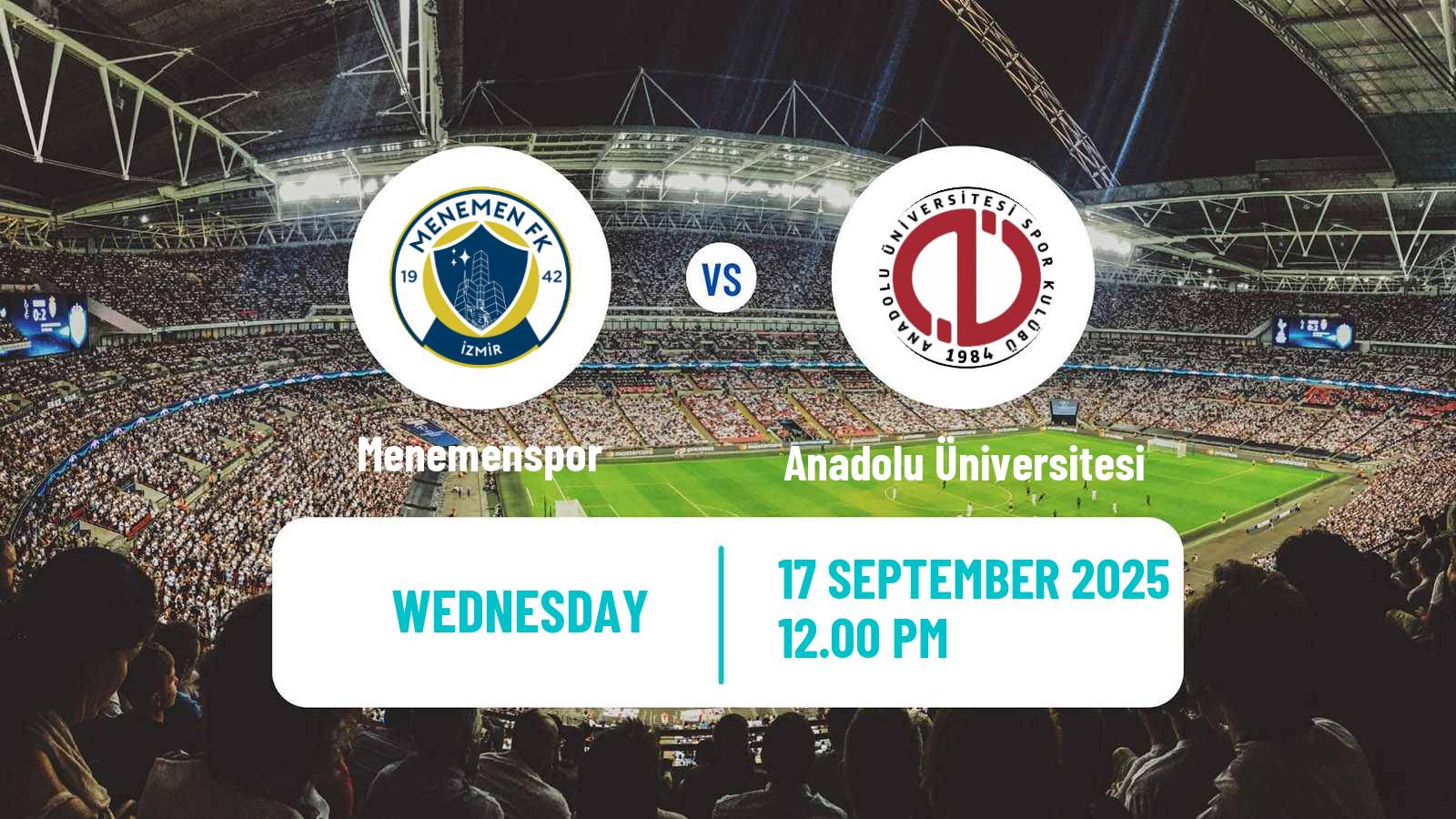 Soccer Turkish Cup Menemenspor - Anadolu Üniversitesi