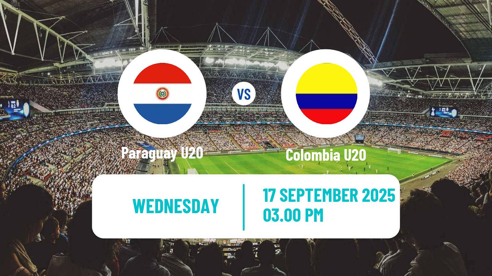 Soccer Friendly Paraguay U20 - Colombia U20