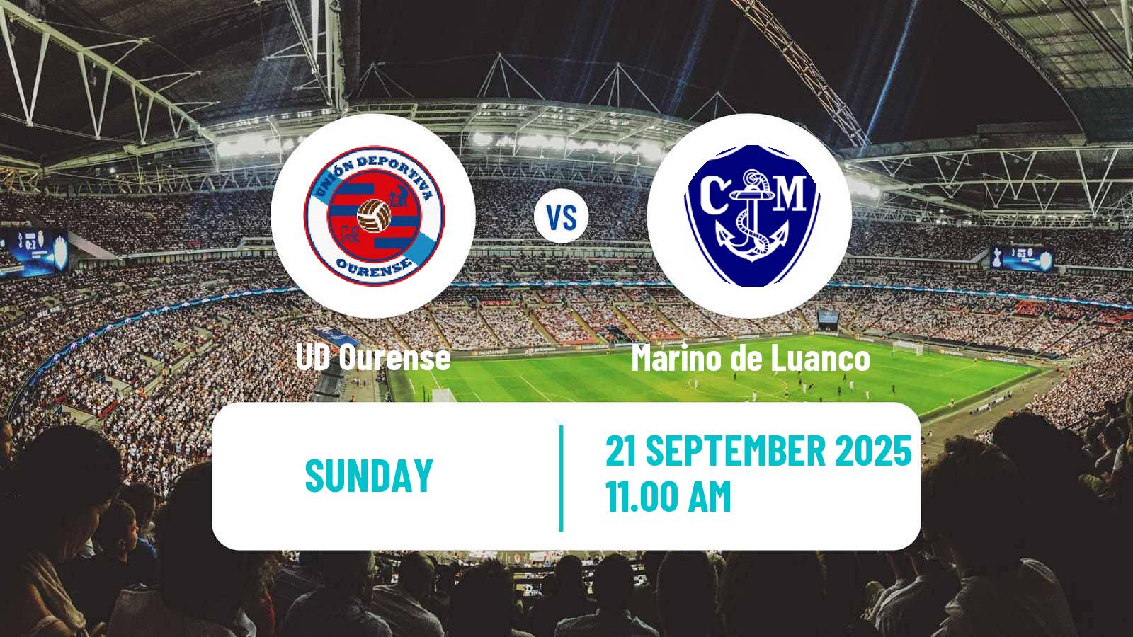 Soccer Spanish Segunda RFEF - Group 1 UD Ourense - Marino de Luanco