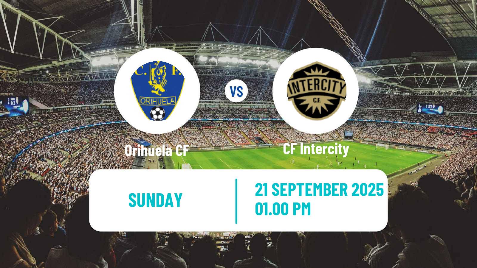 Soccer Spanish Segunda RFEF - Group 5 Orihuela - Intercity
