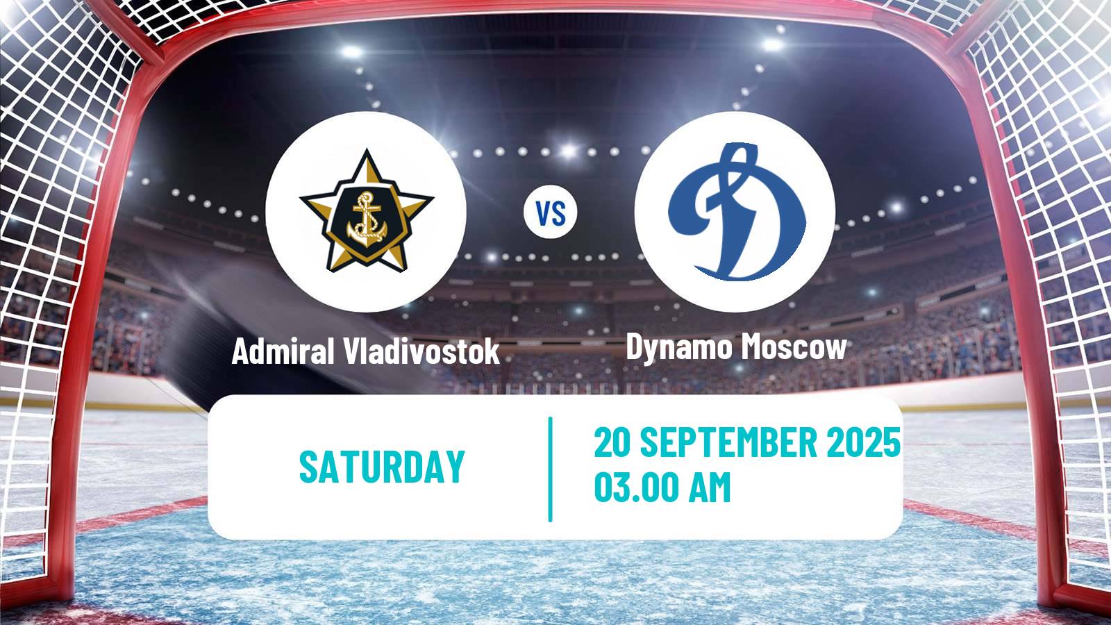 Hockey KHL Admiral Vladivostok - Dynamo Moscow